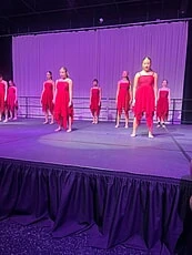 Saint Joseph students performing on stage